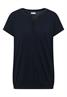 Shirt mit Split Neck im Tunika-Look universal blue