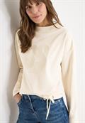 Shirt mit Stickerei pearl beige