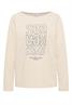 Shirt mit Stickerei pearl beige