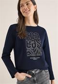 Shirt mit Stickerei universal blue