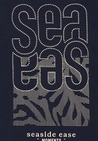 Shirt mit Stickerei universal blue