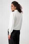 Shirt mit Strasssteinen off-white
