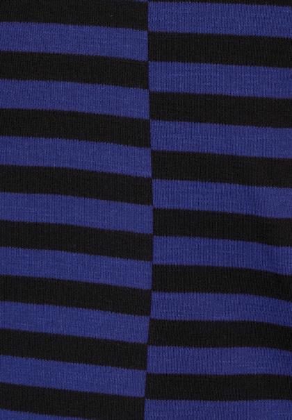 Shirt mit Streifen Muster cosmic blue