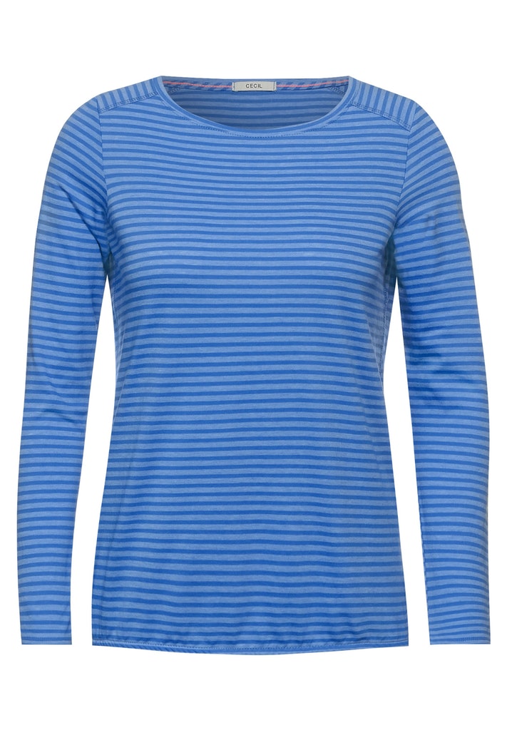 Cecil Damen Langarmshirt B316947 Just Blue - größe