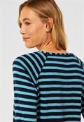 Shirt mit Streifen Muster light eucalyptus green