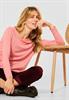 Shirt mit Streifen Muster rose pepper