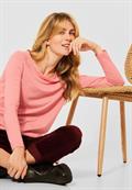 Shirt mit Streifen Muster rose pepper