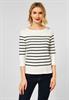 Shirt mit Streifen off white