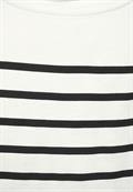 Shirt mit Streifen off white