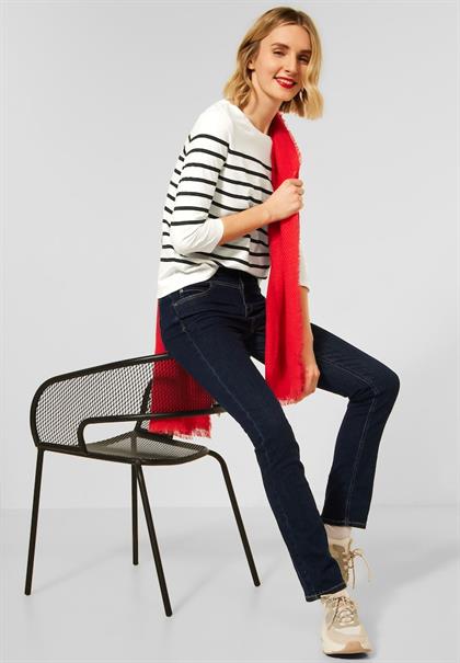 Shirt mit Streifen off white