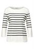 Shirt mit Streifen off white