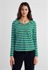 Shirt mit Streifenmuster brisk green