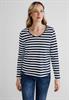 Shirt mit Streifenmuster deep blue