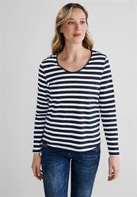 Shirt mit Streifenmuster deep blue