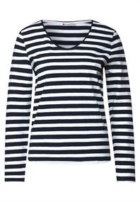Shirt mit Streifenmuster deep blue