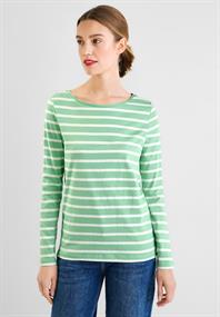 Shirt mit Streifenmuster light brisk green