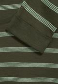 Shirt mit Streifenmuster utility olive