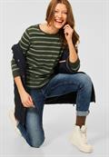 Shirt mit Streifenmuster utility olive