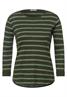 Shirt mit Streifenmuster utility olive