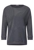 Shirt mit Streifenstruktur deep blue