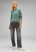 Shirt mit Streifenstruktur gentle green