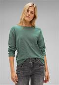 Shirt mit Streifenstruktur gentle green