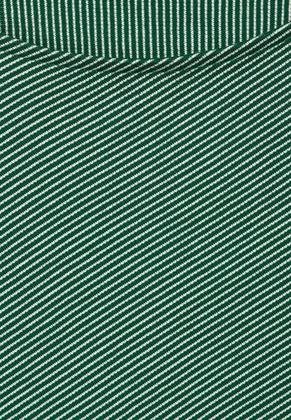 Shirt mit Streifenstruktur gentle green