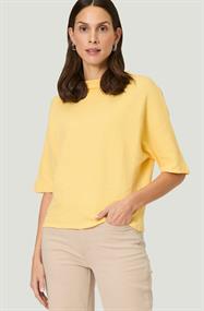Shirt mit Struktumuster golden haze