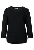 Shirt mit Struktur black
