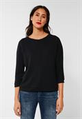 Shirt mit Struktur black