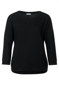 Shirt mit Struktur black