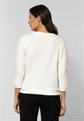 Shirt mit Struktur off white