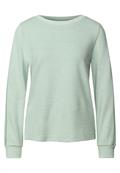 Shirt mit Tape Details serene green mel.