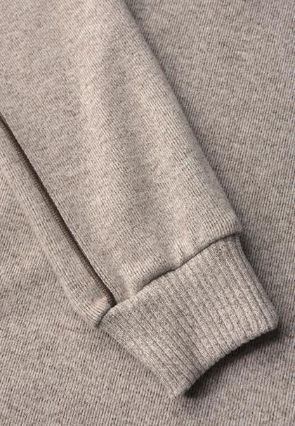 Shirt mit Tape Details silk brown mel.