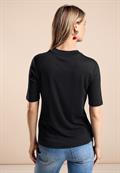 Shirt mit Turtle Neck black