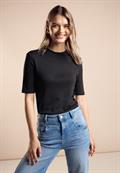 Shirt mit Turtle Neck black
