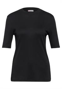 Shirt mit Turtle Neck black