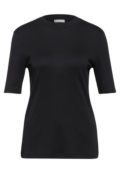 Shirt mit Turtle Neck black