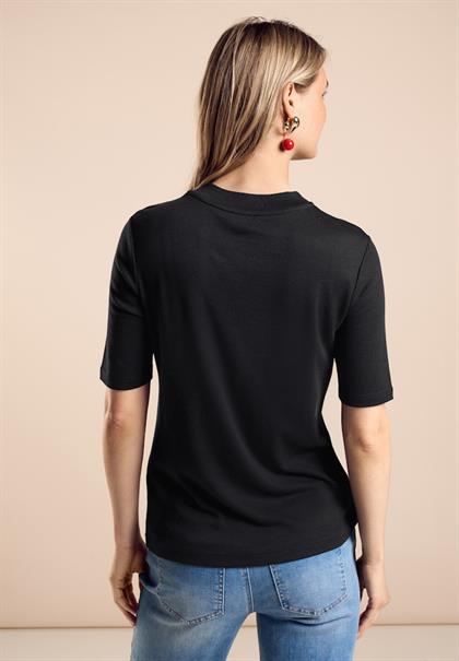 Shirt mit Turtle Neck black