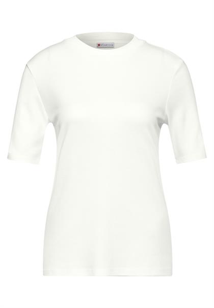 Shirt mit Turtle Neck off white