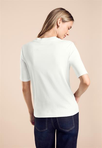 Shirt mit Turtle Neck off white