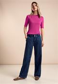 Shirt mit Turtle Neck royal fuchsia