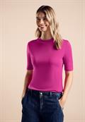 Shirt mit Turtle Neck royal fuchsia