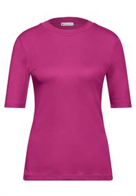 Shirt mit Turtle Neck royal fuchsia