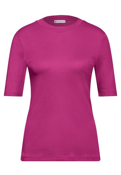 Shirt mit Turtle Neck royal fuchsia