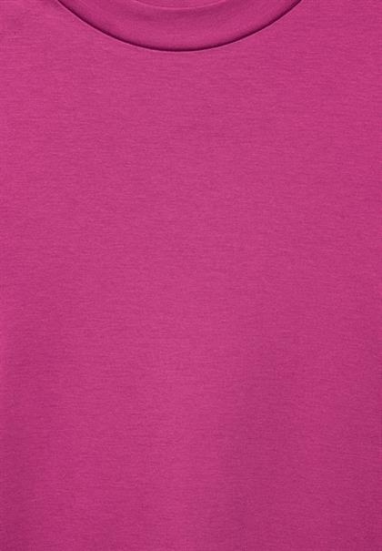 Shirt mit Turtle Neck royal fuchsia