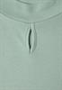 Shirt mit Turtle Neck und Schlitzdetail eucalyptus green