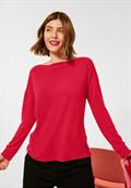 Shirt mit U-Boot Ausschnitt beloved raspberry