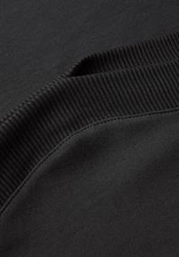 Shirt mit U-Boot-Ausschnitt black