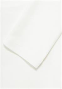Shirt mit U-Boot-Ausschnitt off white